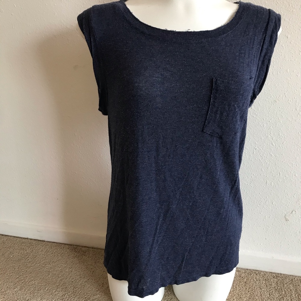 Splendid Soft Distressed Muscle Tank - Picture 2 of 4